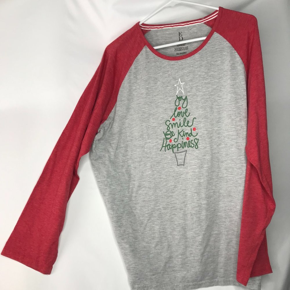 Ladies Christmas Tree Holiday Spirit Top